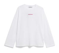 Armedangels - FIETAA SMILE LONGSLEEVE white-pink mist - Gr. - L