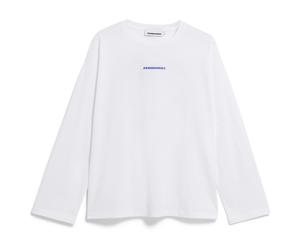 ARMEDANGELS - Women's Fietaa Smile - Longsleeve, Gr. XL, weiß (White/DynamoBlue)