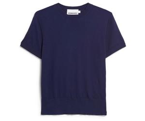 ARMEDANGELS - Women's Fine S SL Knit Sweater - Pullover, Gr. XXL, blau (TintedNavy)