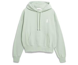 ARMEDANGELS - Women's Francisaraa - Hoodie, Gr. M, grau/grün (Foam)