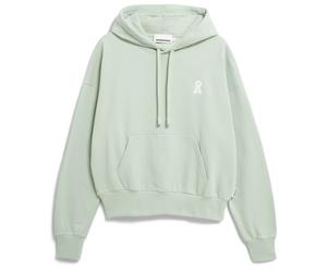 ARMEDANGELS - Women's Francisaraa - Hoodie, Gr. XL, grau/grün (Foam)