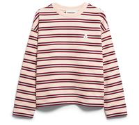 ARMEDANGELS - Women's Frankaa Maarlen Bold - Pullover, Gr. XXL, rosa (Undyed/VelvetRed/SoftBlue)