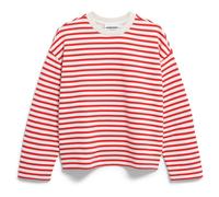 ARMEDANGELS - Women's Frankaa Stripe - Pullover, Gr. S, rosa (Undyed/MarsRed)