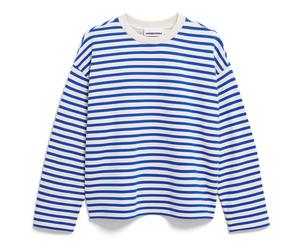 ARMEDANGELS - Women's Frankaa Stripe - Pullover, Gr. XXL, blau (Undyed/DynamoBlue)