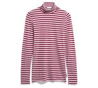 ARMEDANGELS - Women's Grazilianaa Stripes - Longsleeve, Gr. XL, rosa (MoonlitLilac/VelvetRed)