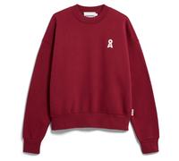 ARMEDANGELS Damen Sweatshirt aus Bio-Baumwolle Iconic Å ALIZAA Oversized Fit Velvet Red M