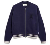 ARMEDANGELS - Women's Iconic Å Bomber Jacket - Freizeitjacke, Gr. L, blau (TintedNavy/Oatmilk)