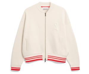 ARMEDANGELS - Women's Iconic Å Bomber Jacket - Freizeitjacke, Gr. XXL, weiß (Oatmilk/MarsRed)