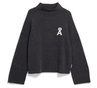 ARMEDANGELS - Women's Iconic A Monalaa Bouclé - Pullover, Gr. L, grau/schwarz (SteelMelange/Oatmilk)