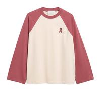 ARMEDANGELS - Women's Iconic Å Raglan Longsleeve - Longsleeve, Gr. L, weiß (Undyed/VelvetEmber)