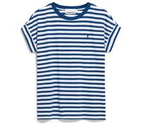 ARMEDANGELS - Women's Idaara Stripes - T-Shirt, Gr. XL, blau (White/LapisBlue)