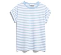 ARMEDANGELS - Women's Idaara Stripes - T-Shirt, Gr. XS, grau/weiß (White/SoftBlue)