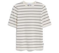 ARMEDANGELS - Women's Jaanisara Fine Stripe - T-Shirt, Gr. M, weiß/grau (Oatmilk/Black)