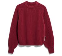 RIPPSTRICKPULLOVER | Bio-Woll Mix - rot (S)