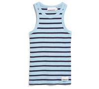 ARMEDANGELS - Women's Kanitaa Stripes - Top, Gr. L, blau (BlueGlow/TintedNavy)