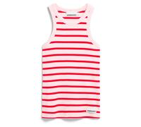 ARMEDANGELS - Women's Kanitaa Stripes - Top, Gr. M, rosa (PinkMist/MarsRed)