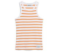 ARMEDANGELS - Women's Kanitaa Stripes - Top, Gr. XL, weiß (White/LightTangerine)