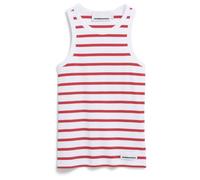 ARMEDANGELS - Women's Kanitaa Stripes - Top, Gr. XXL, weiß/rosa (White/CoralBlush)
