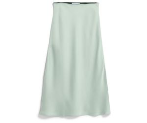 ARMEDANGELS - Women's Lenovaa Satin Slip-Skirt - Rock, Gr. L, grau (Foam)