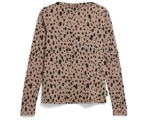 ARMEDANGELS - Women's Leo - Longsleeve, Gr. L, braun (WalnutCream)