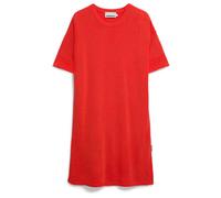 ARMEDANGELS LINAA LINO - Frauen Relaxed Fit Strickkleid - rot XS coral blush
