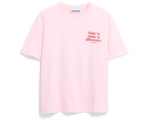ARMEDANGELS - Women's Lualaa Embro - T-Shirt, Gr. S, rosa (PinkMist)