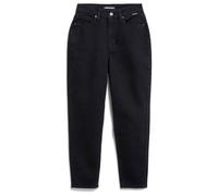 MAIRAA HIGH WAIST MOM JEANS | recycelter Baumwoll Mix Comfort Stretch - schwarz (25-34)