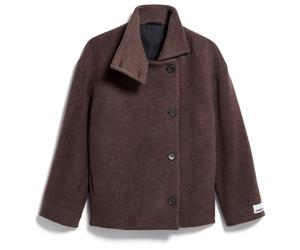 ARMEDANGELS - Women's Majelaa Wool Jacket - Freizeitjacke, Gr. L, braun (ClaystoneMelange)