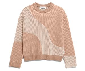 ARMEDANGELS - Women's Mayraa Vanise - Pullover, Gr. XL, beige (CamelMelange/Oatmilk)