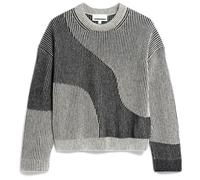 ARMEDANGELS - Women's Mayraa Vanise - Pullover, Gr. XS, grau (Black/OffWhite)