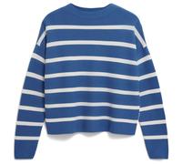 ARMEDANGELS MERINAA STRIPES - Frauen Loose Fit Strickpullover - mehrfarbig L dark morning-oatmilk