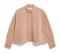 ARMEDANGELS Damen Jeansbluse aus Bio-Baumwoll Mix NALAANI Oversized Fit True Camel