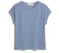 ARMEDANGELS - Women's Ofeliaa Lovely Stripes - T-Shirt, Gr. XS, grau (Oatmilk/LapisBlue)