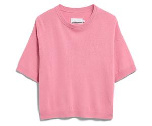 ARMEDANGELS - Women's S Sl Linen Blend Knit Sweater - T-Shirt, Gr. M, rosa (WashedBerry)