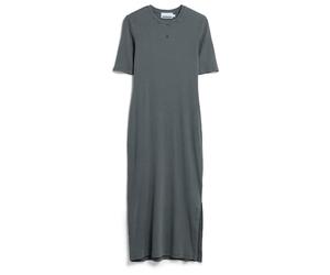 ARMEDANGELS - Women's Sehaaraa GMT Dye Dress - Kleid, Gr. XS, grau (SpaceSteel)