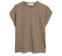 SLUB JERSEY GESTREIFTES T-SHIRT | 100% Bio-Baumwolle - mehrfarbig (XL)