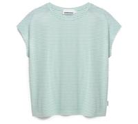 ARMEDANGELS - Women's Slub Jersey Stripe - T-Shirt, Gr. XXL, grau (Oatmilk/Foam)