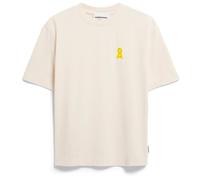 ARMEDANGELS - Women's Tarjaa Å Embro - T-Shirt, Gr. XL, weiß (Undyed/Yellow)