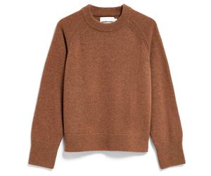 ARMEDANGELS - Women's Wool Knit Sweater - Pullover, Gr. XS, braun (ClaystoneMelange)