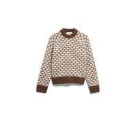 Armedangels - WOOL MULTI DOTS KNIT SWEATER claystone melange-oatmilk - Gr. - XL