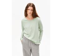 Armedangels Damen Longsleeve XIANAA Stripe aus Bio-Baumwolle Loose Fit Oatmilk-Foam M