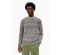ARMEDANGELS - Yarnmix Knit Sweater - Pullover, Gr. L, grau (FatigueGreen/SandStone/PungentPurple)