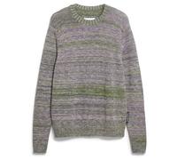 ARMEDANGELS - Yarnmix Knit Sweater - Pullover, Gr. L, grau (FatigueGreen/SandStone/PungentPurple)