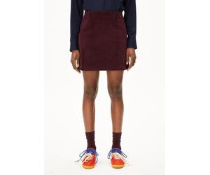 ARMEDANGELS ZALAIAA CORDUROY Damen Webrock aus Bio-Baumwoll Mix dark cranberry XL