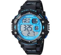 Armitron Sport Men's Digital Chronograph Resin Strap Watch, 40/8309 Black/Blue