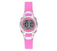 Armitron Sport Women's Digital Chronograph Resin Strap Watch, 45/7012 Neon Pink/Silver