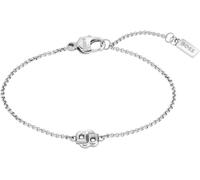 Armkette BOSS "DOUBLE B PETIT", silber (edelstahlfarben), Armbänder, Damen, 16cm, Edelstahl, Armkette (21717506-0) edelstahlfarben