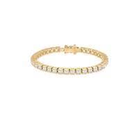 ELLI PREMIUM Damen Armband gold / weiß, Größe 19, 4217307 Gold / Weiß 19