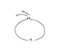 Armkette FIRETTI "Schmuck Geschenk Armschmuck Armband Erbskette Kreuz", silber (edelstahlfarben), Armbänder, Damen, 22cm, Edelstahl, Armkette (42209949-0)