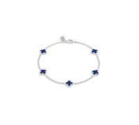 KUZZOI Kleeblatt Emaille 925 Sterling Silber 21 Herren